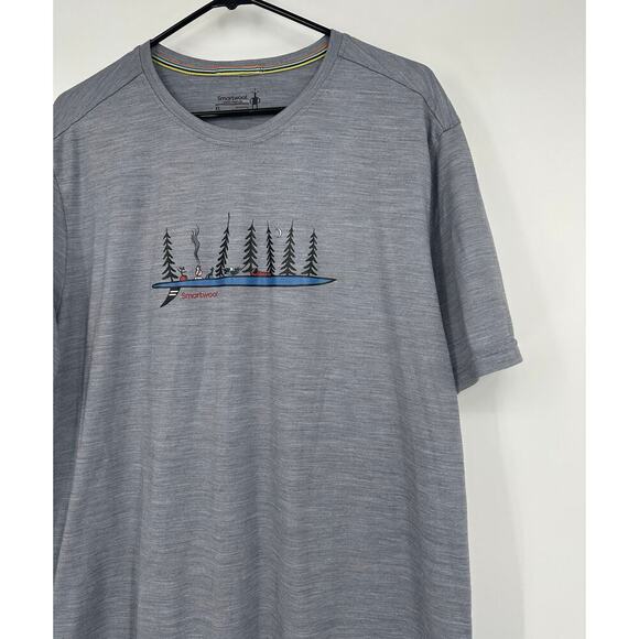 Smartwool Men's Merino Sport 150 Camping with Friends Graphic Tee - Picture 3 of 9